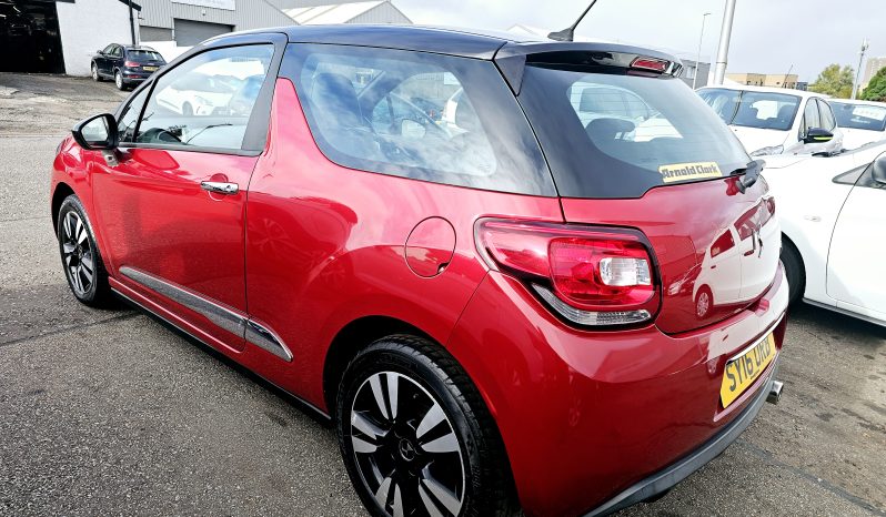 2016 Red DS3 Dstyle Dsign,1.2L petrol .MOT March 2026.Ulez free.FSH £4495 full