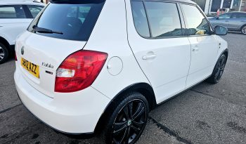 2012 White Skoda Fabia Monte Carlo, 1.2L Petrol.MOT May 2026.5 Dr. Ulez Free.64k miles. 1 Owner £3995 full