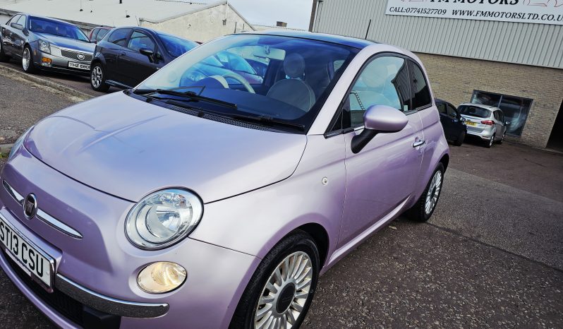 44k Miles! 2013 Pink Fiat 500 Lounge 1.2 Petrol.MOT July 2026.3Dr.Ulez free.£35 Tax.FSH £3995 full