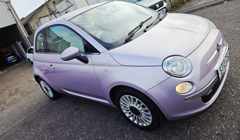 44k Miles! 2013 Pink Fiat 500 Lounge 1.2 Petrol.MOT July 2026.3Dr.Ulez free.£35 Tax.FSH £3995 full
