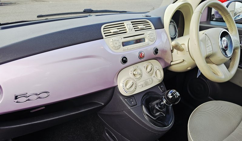 44k Miles! 2013 Pink Fiat 500 Lounge 1.2 Petrol.MOT July 2026.3Dr.Ulez free.£35 Tax.FSH £3995 full