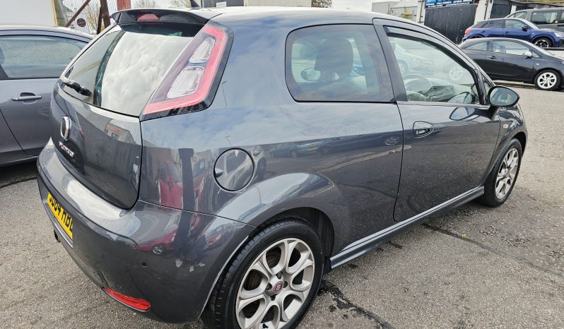 42K Miles! 2014 Grey Fiat Punto GBT, 1.2L Petrol.Ulez free.3Dr.MOT October 2026.FSH.£3995 full