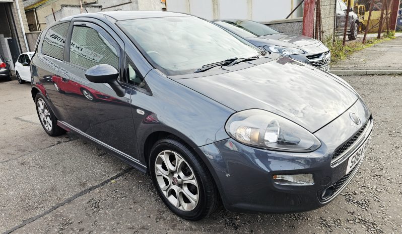 42K Miles! 2014 Grey Fiat Punto GBT, 1.2L Petrol.Ulez free.3Dr.MOT October 2026.FSH.£3995 full