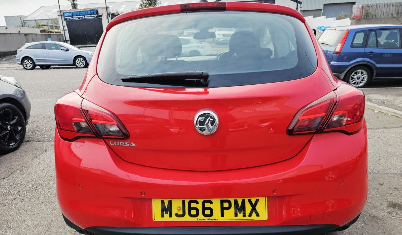 2016 Red Vauxhall CORSA SRI ecoflex, 1.4 PETROL.Mot March 2026.3Dr. Low miles.£35 Tax.FSH.2 Owner.Ulez free £3895 full