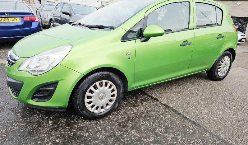 2013 Green Vauxhall CORSA S, 1.2 PETROL, MOT April 2026..5Dr. 76k miles. Ulez free.SH.1 Owner £2995 full