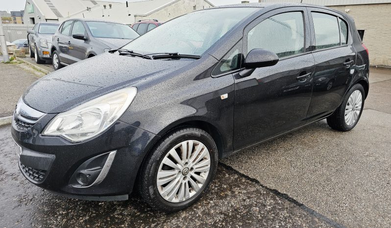 2011 Black Vauxhall CORSA Excite, 1.2 PETROL, MOT April 2026..5Dr. 74k miles. Ulez free.1 Owner £2495    full