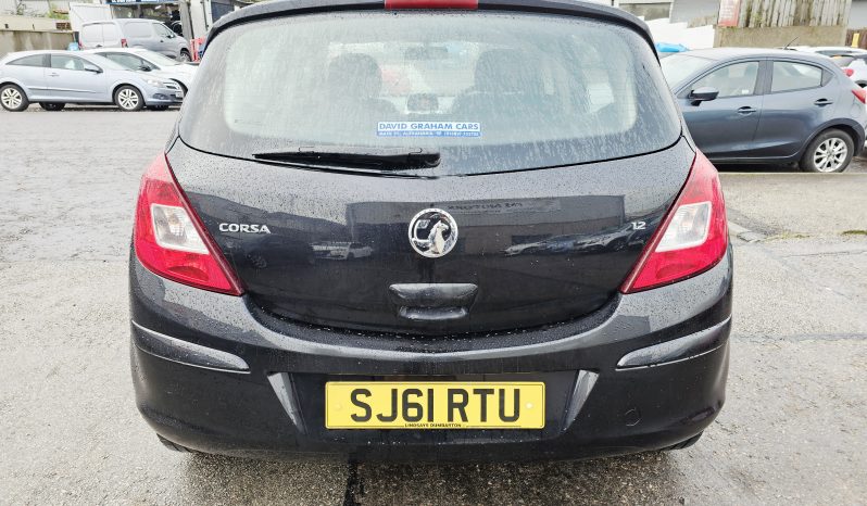 2011 Black Vauxhall CORSA Excite, 1.2 PETROL, MOT April 2026..5Dr. 74k miles. Ulez free.1 Owner £2495    full