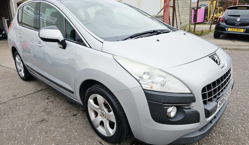 2013 Silver Peugeot 3008 Active ,1.6 Petrol.5 Dr.Mot September 2026. 60k miles.SH.1 Owner £3495    full