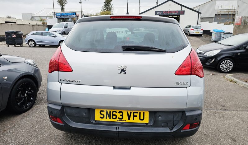 2013 Silver Peugeot 3008 Active ,1.6 Petrol.5 Dr.Mot September 2026. 60k miles.SH.1 Owner £3495    full