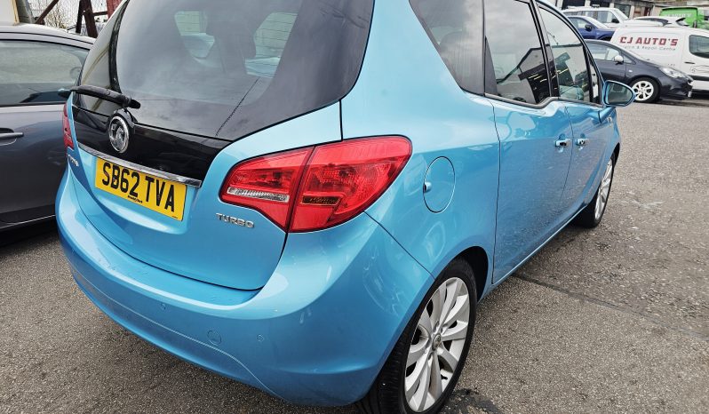 52k Miles! 2012 Blue Vauxhall Meriva SE Turbo, 1.4 Petrol. MOT July 2026.FSH.Sunroof.Ulez free £3995    full