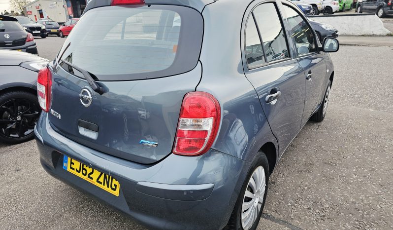 2012 Grey Nissan Micra Visia, 1.2 Petrol.MOT March 2026.Ulez free, Aux £2195 full