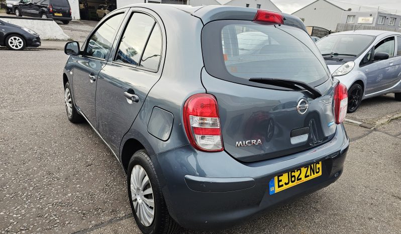 2012 Grey Nissan Micra Visia, 1.2 Petrol.MOT March 2026.Ulez free, Aux £2195 full