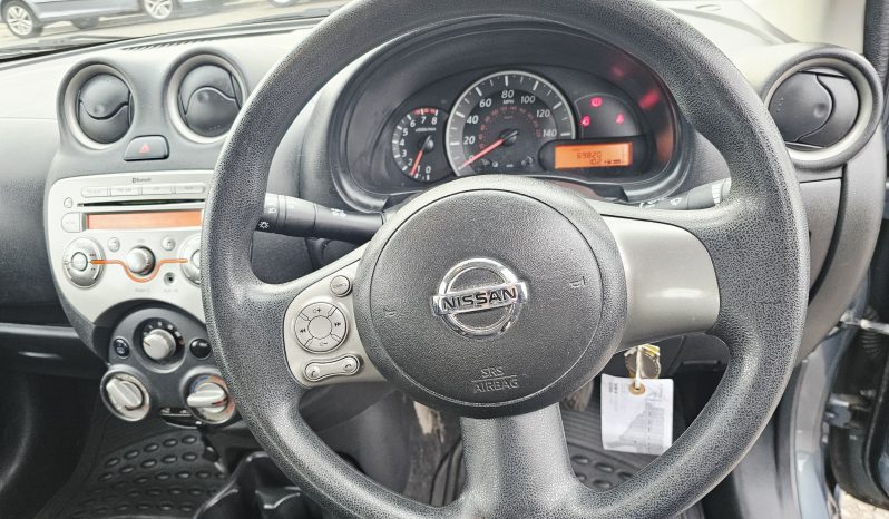 2012 Grey Nissan Micra Visia, 1.2 Petrol.MOT March 2026.Ulez free, Aux £2195 full