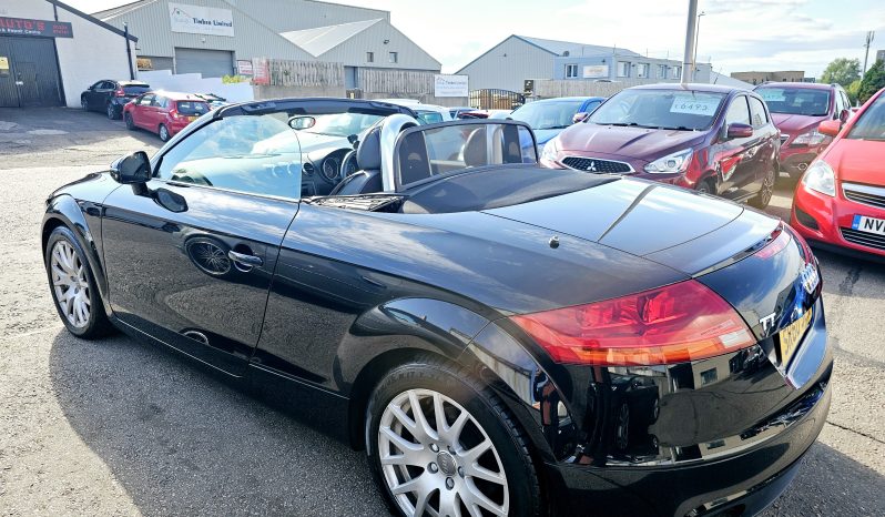 Convertible! 2011 Black Audi TT, 1.8 TFSI. 74k miles, MOT July 2026. FSH, Ulez free £4495 full