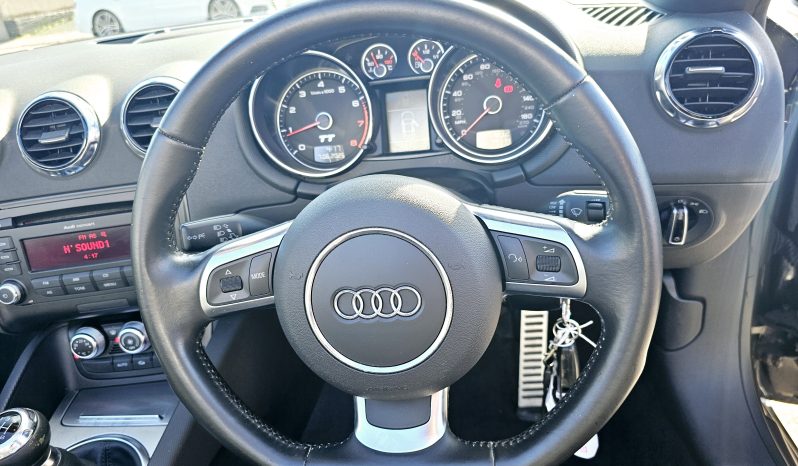 Convertible! 2011 Black Audi TT, 1.8 TFSI. 74k miles, MOT July 2026. FSH, Ulez free £4495 full