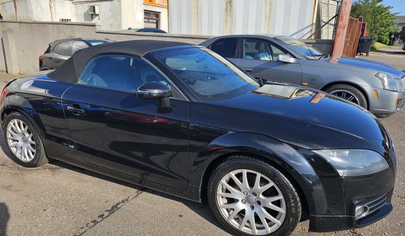 Convertible! 2011 Black Audi TT, 1.8 TFSI. 74k miles, MOT July 2026. FSH, Ulez free £4495 full