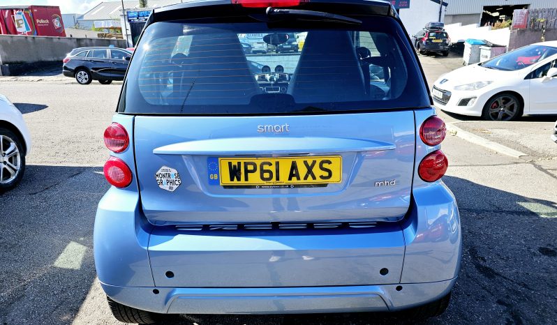 46k miles! 2012 Automatic Smart forTwo Pulse MHD,1 Litre Petrol.MOT November 2026.Ulez free.£20 Tax.AUX £3995 full