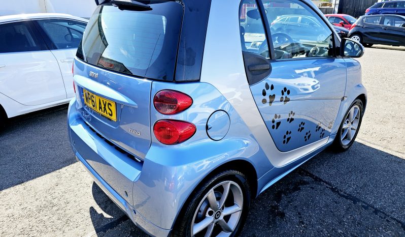 46k miles! 2012 Automatic Smart forTwo Pulse MHD,1 Litre Petrol.MOT November 2026.Ulez free.£20 Tax.AUX £3995 full