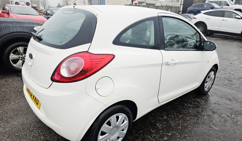 2013 White Ford KA Edge 1.2 L petrol. 3Dr. MOT June 2026.72k Miles.SH.Ulez free £2995 full
