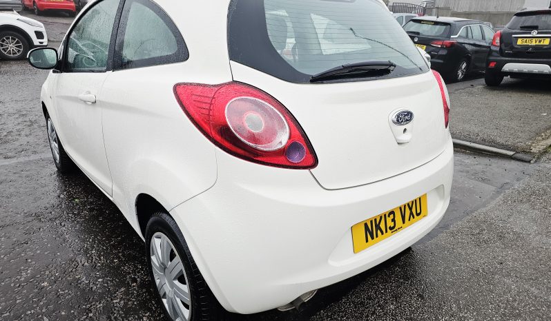 2013 White Ford KA Edge 1.2 L petrol. 3Dr. MOT June 2026.72k Miles.SH.Ulez free £2995 full
