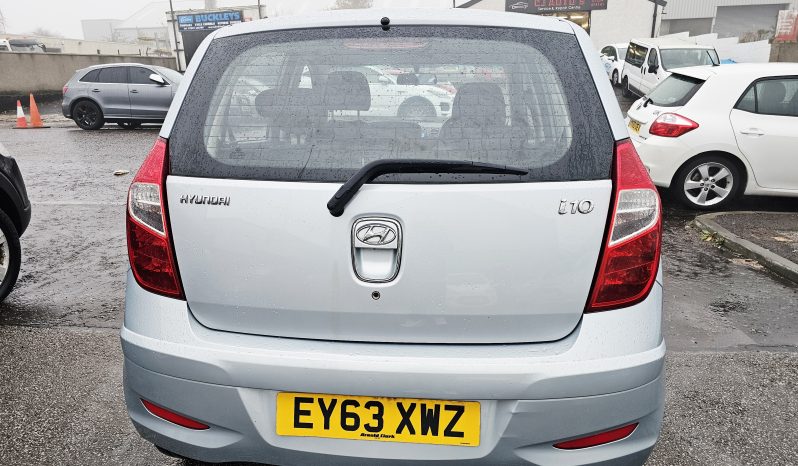 2013 Silver Hyundai i10 Active, 1.2 L petrol, Mot October 2026..5dr. Aux.£20 tax. 72k Miles. Ulez free £3295 full