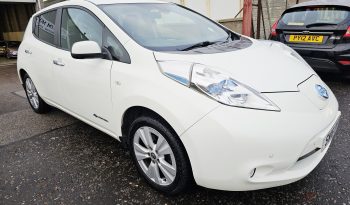 Automatic! 56k miles!2016 White Nissan Leaf 80kw Tekna .MOT November 2026.5Dr.FSH.Ulez free £6495 full