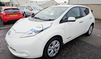 Automatic! 56k miles!2016 White Nissan Leaf 80kw Tekna .MOT November 2026.5Dr.FSH.Ulez free £6495 full