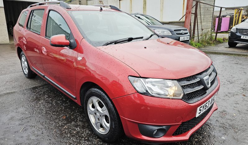 59k Miles! 2013 Red Dacia Logan TCe Laureate, 1L Petrol. MOT September 2026.Ulez free.£35 Tax.FSH.2 Owner £3995 full