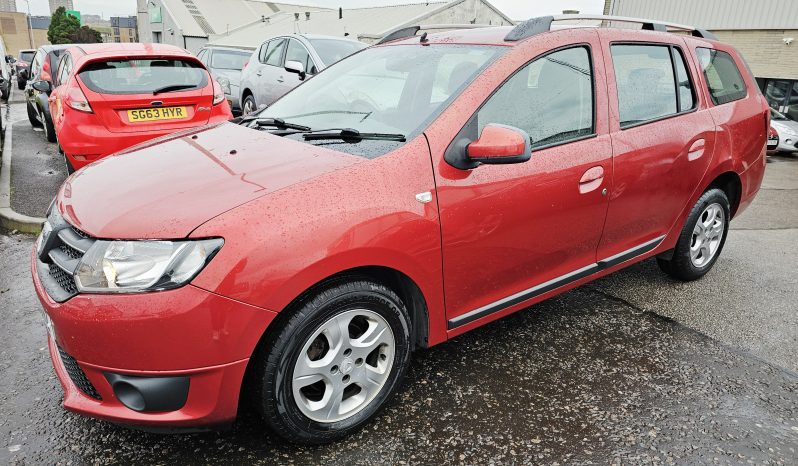 59k Miles! 2013 Red Dacia Logan TCe Laureate, 1L Petrol. MOT September 2026.Ulez free.£35 Tax.FSH.2 Owner £3995 full