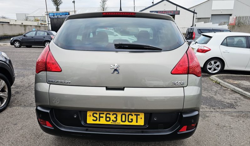 2013 Grey Peugeot 3008 Active ,1.6 Diesel.5 Dr.Mot September 2026. 65k miles.FSH.2 Owner £3495 full