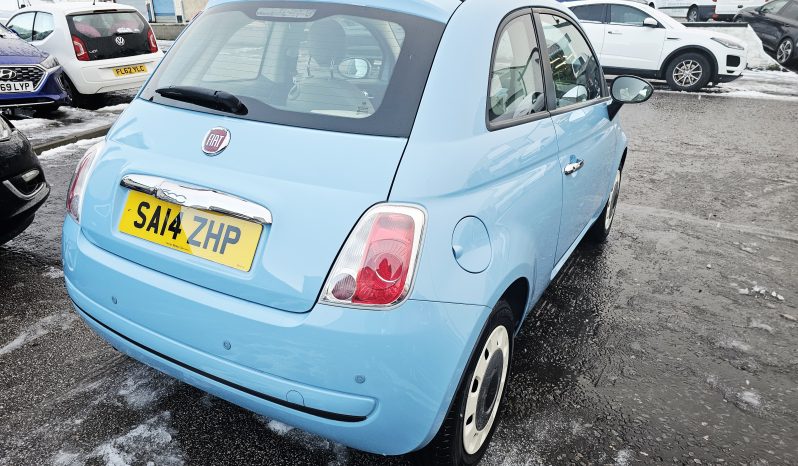 52k miles! 2014 Blue Fiat 500 Colour Therapy,1.2L Petrol.MOT September 2026.£35 Tax.3Dr.Ulez free £4295 full