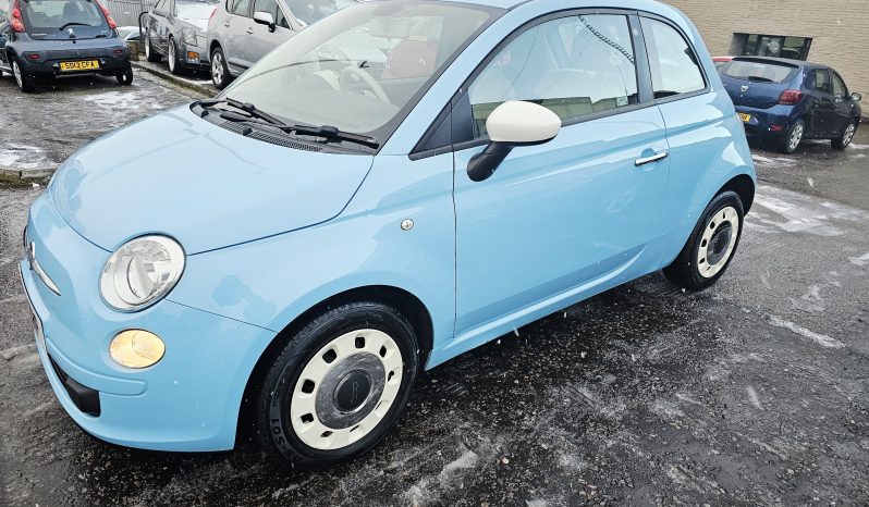 52k miles! 2014 Blue Fiat 500 Colour Therapy,1.2L Petrol.MOT September 2026.£35 Tax.3Dr.Ulez free £4295 full