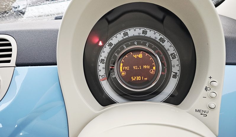 52k miles! 2014 Blue Fiat 500 Colour Therapy,1.2L Petrol.MOT September 2026.£35 Tax.3Dr.Ulez free £4295 full