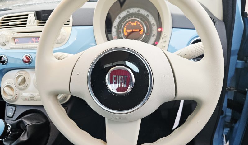 52k miles! 2014 Blue Fiat 500 Colour Therapy,1.2L Petrol.MOT September 2026.£35 Tax.3Dr.Ulez free £4295 full