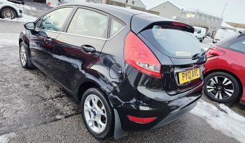 2012 Black Ford Fiesta Zetec 1.2 petrol. 5Dr. MOT July 2026.Low Miles.Ulez free.2 Owner £2995 full