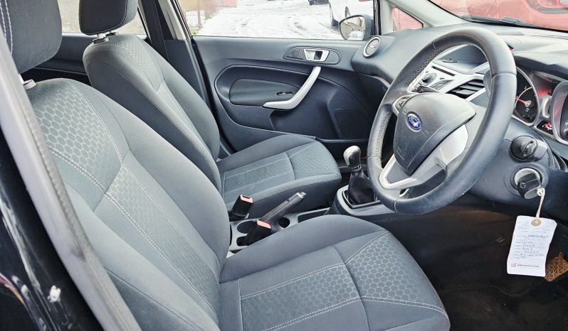 2012 Black Ford Fiesta Zetec 1.2 petrol. 5Dr. MOT July 2026.Low Miles.Ulez free.2 Owner £2995 full