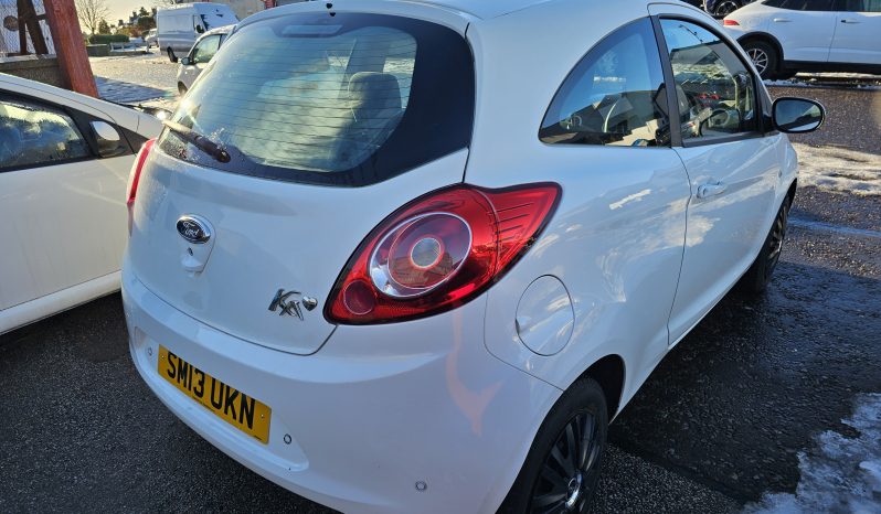 2013 White Ford KA Edge 1.2 L petrol. 3Dr. MOT October 2026.61k Miles.Ulez free £3295 full