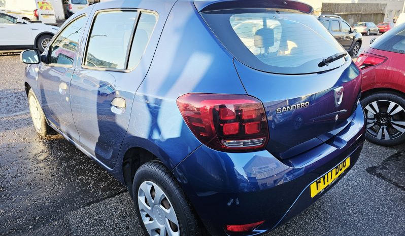2017 Blue Dacia Sandero Ambiance,1.2L Petrol. MOT October 2026.66k miles.FSH.Ulez free £3995 full