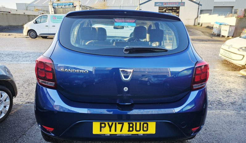 2017 Blue Dacia Sandero Ambiance,1.2L Petrol. MOT October 2026.66k miles.FSH.Ulez free £3995 full