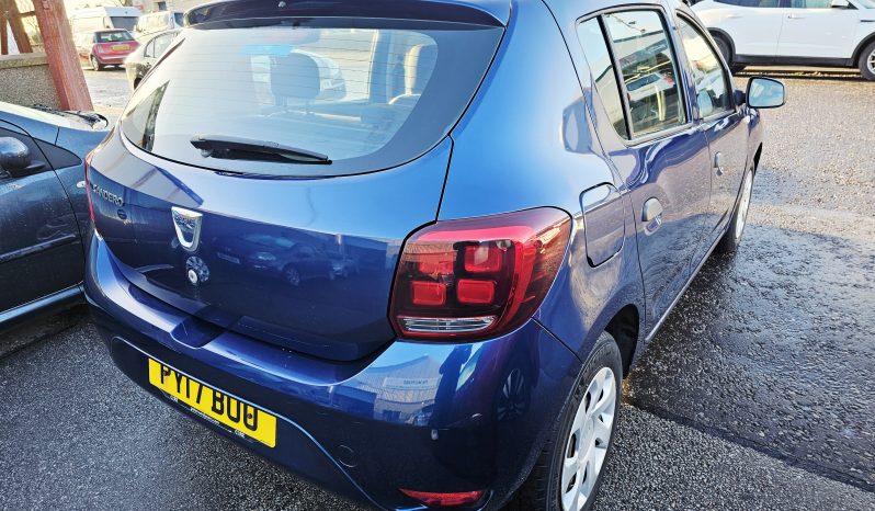 2017 Blue Dacia Sandero Ambiance,1.2L Petrol. MOT October 2026.66k miles.FSH.Ulez free £3995 full