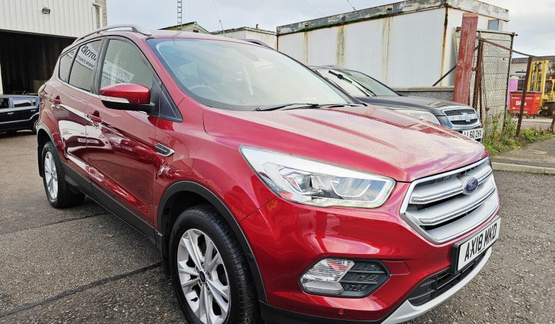 36k Miles! 2018 Red Ford Kuga Titanium TDCI, 1.5L Diesel.MOT December 2026.SUV .Ulez Free. 2 Owner £10995 full