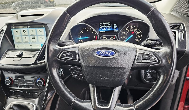 36k Miles! 2018 Red Ford Kuga Titanium TDCI, 1.5L Diesel.MOT December 2026.SUV .Ulez Free. 2 Owner £10995 full