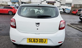 49k Miles! 2013 White Dacia Sandero Ambiance, 1.2 L Petrol. MOT May 2026.Ulez free.Sat Nav.2 Owner £3495 full