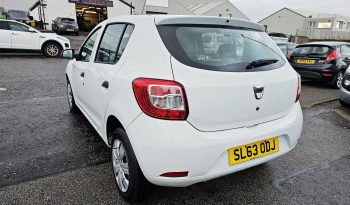 49k Miles! 2013 White Dacia Sandero Ambiance, 1.2 L Petrol. MOT May 2026.Ulez free.Sat Nav.2 Owner £3495 full