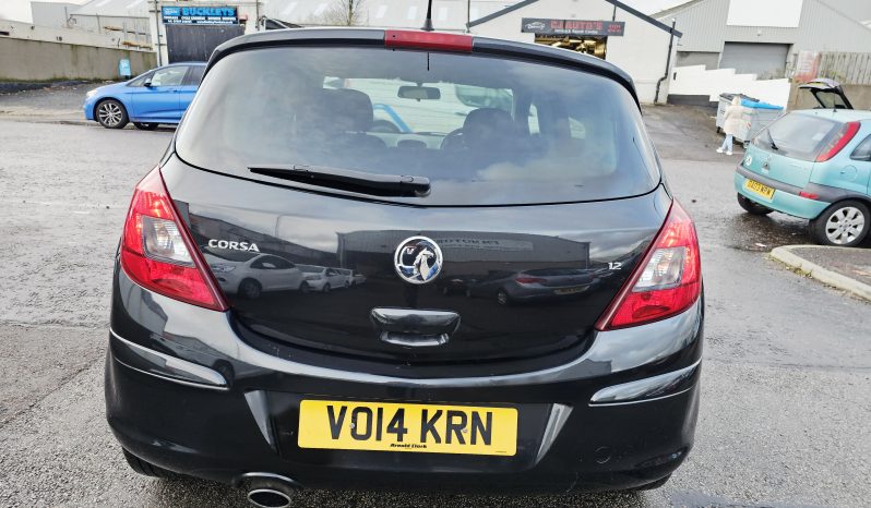 2014 Black Vauxhall Corsa SXI 1.2L Petrol,MOT July 2026.5Dr.68k miles.Ulez free £3495 full