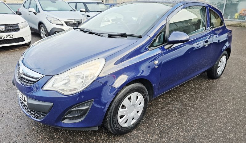 2012 Blue Vauxhall CORSA S ecoflex, 1L PETROL.Mot October 2026.3Dr. Low miles.£35 Tax.SH.Ulez free £2495 full