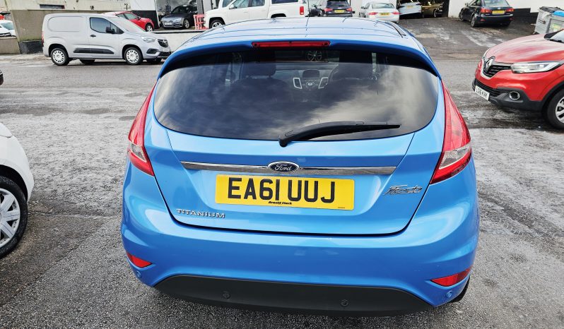 2011 Blue Ford Fiesta Titanium, 1.4 petrol. 5Dr. MOT November 2026.62K Miles. FSH.Ulez free £3495 full