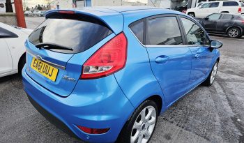 2011 Blue Ford Fiesta Titanium, 1.4 petrol. 5Dr. MOT November 2026.62K Miles. FSH.Ulez free £3495 full
