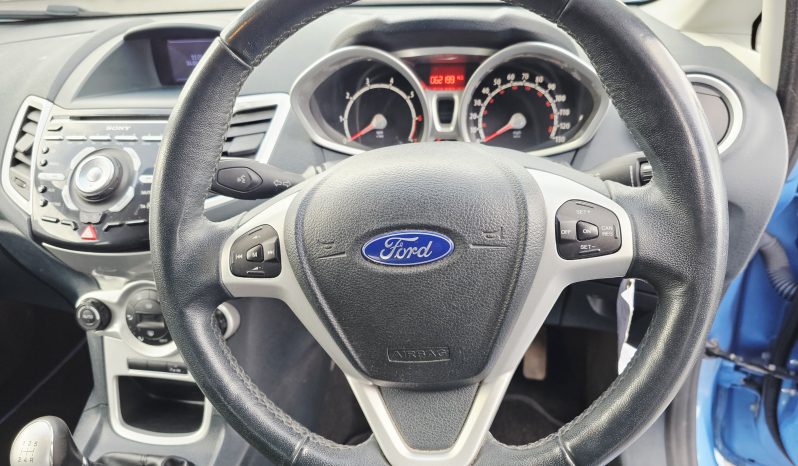 2011 Blue Ford Fiesta Titanium, 1.4 petrol. 5Dr. MOT November 2026.62K Miles. FSH.Ulez free £3495 full