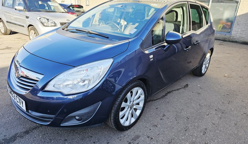 2014 Blue Vauxhall Meriva SE, 1.4 Petrol. MOT November 2026.FSH.59k Miles.Ulez free.1 Owner £2995 full